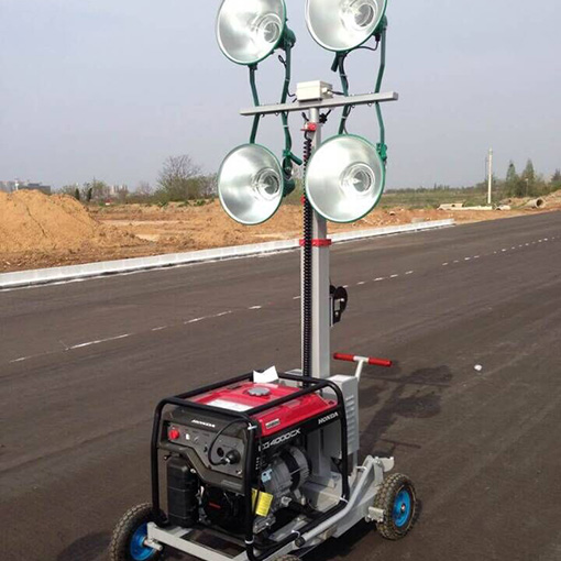 BT6000F全方位自动升降工作灯，5000W电机金卤灯光源大型照明车