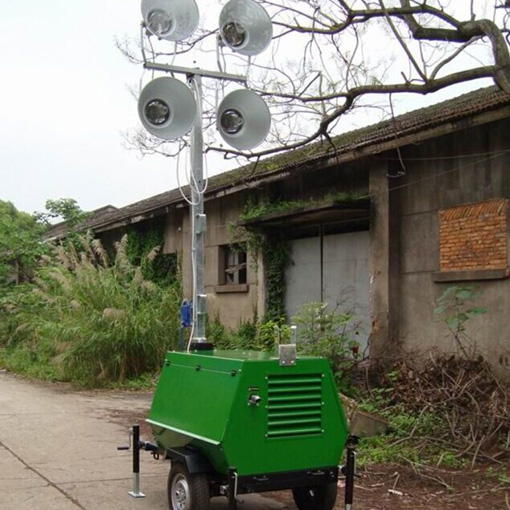 BT6000G全方位移动照明灯塔,4000W拖式移动升降照明车,工程照明车